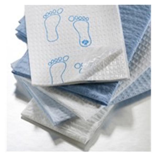Towel Patient 13.5 in x 18 in Blue 3 Ply Tissue / Poly 500/Ca